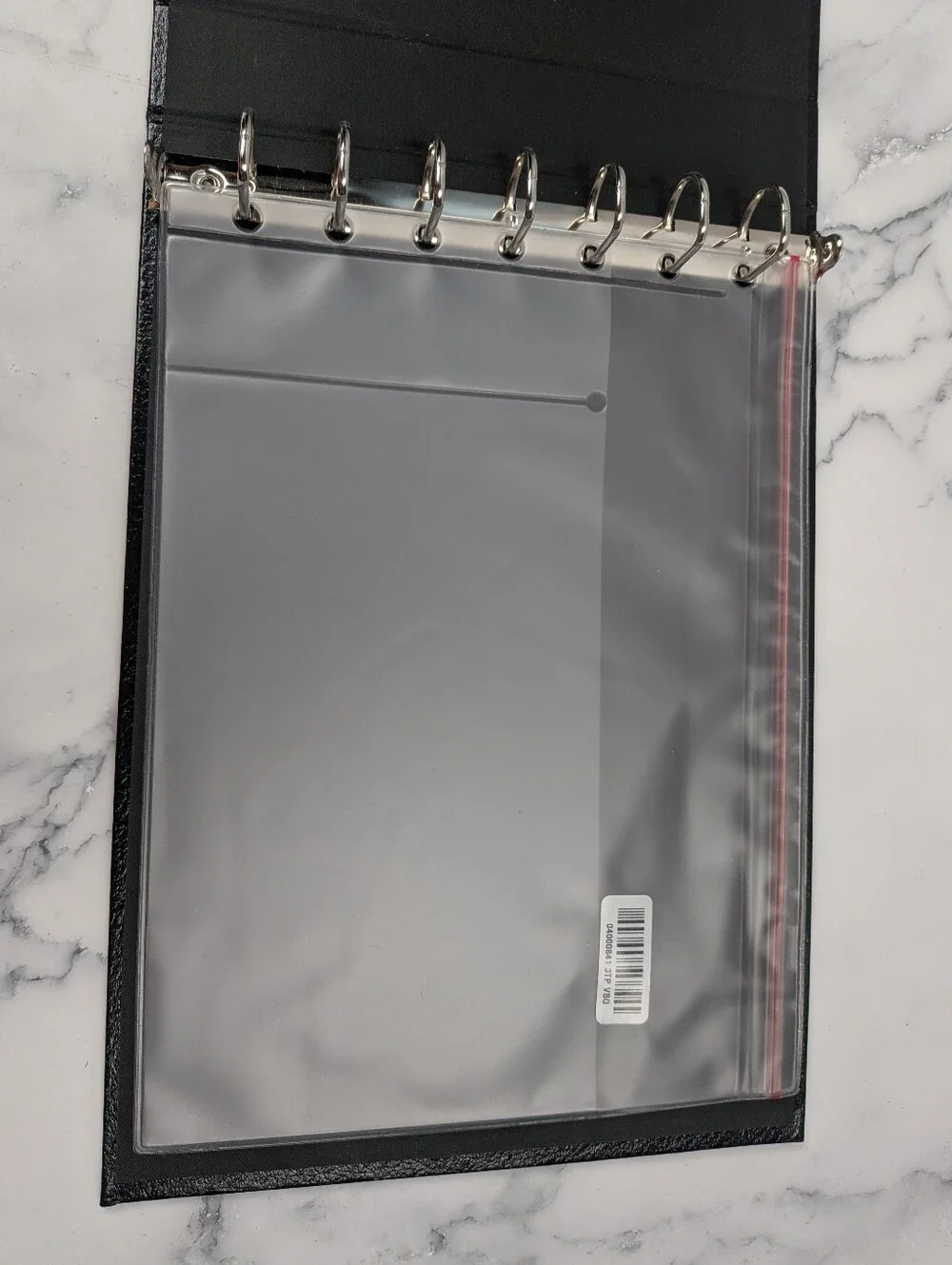 7 Ring Check Binder Business Checkbook Holder